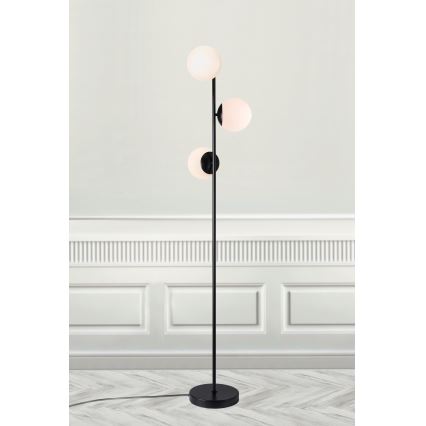 Nordlux - Stehleuchte LILLY 3xE14/25W/230V schwarz