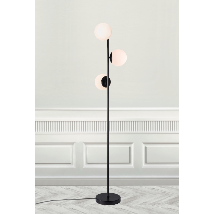 Nordlux - Stehleuchte LILLY 3xE14/25W/230V schwarz