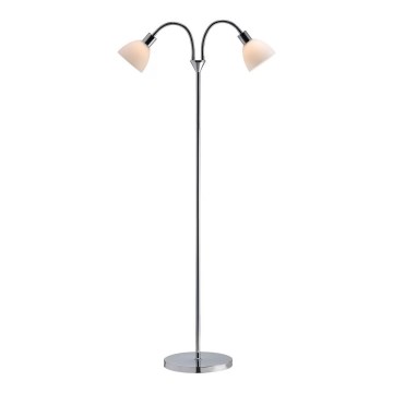 Nordlux - Stehleuchte RAY 2xE14/25W/230V glänzender Chrom
