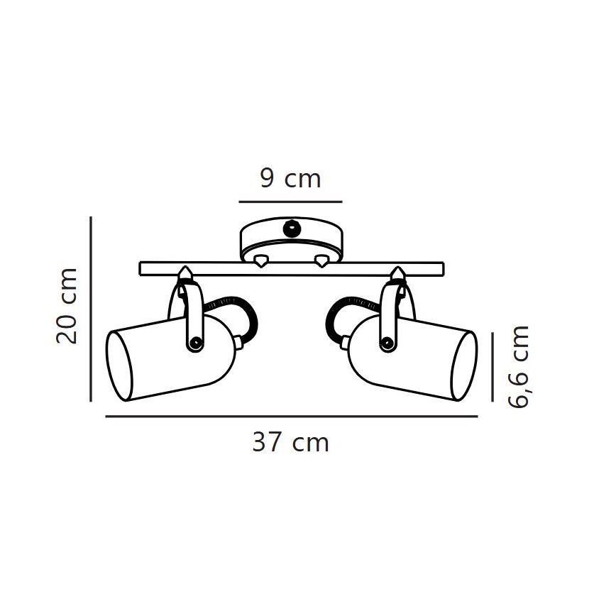 Nordlux - Strahler LOTUS 2xE14/40W/230V