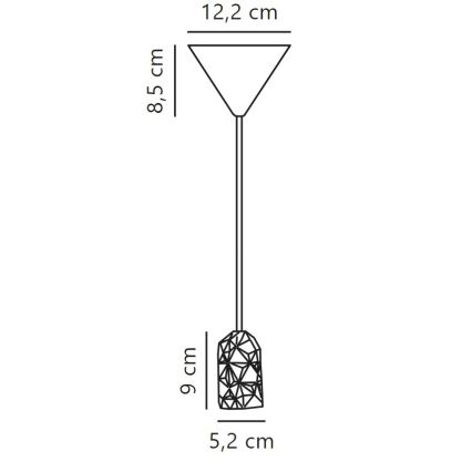 Nordlux - Stromkabel HANG 1xE27/40W/230V weiß