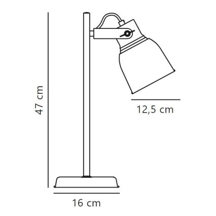 Nordlux - Tischleuchte ADRIAN 1xE27/25W/230V
