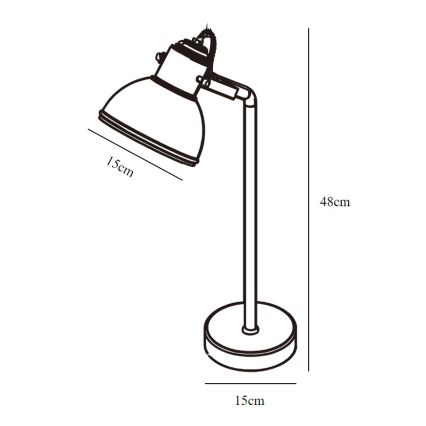 Nordlux - Tischleuchte ASLAK 1xE27/15W/230V