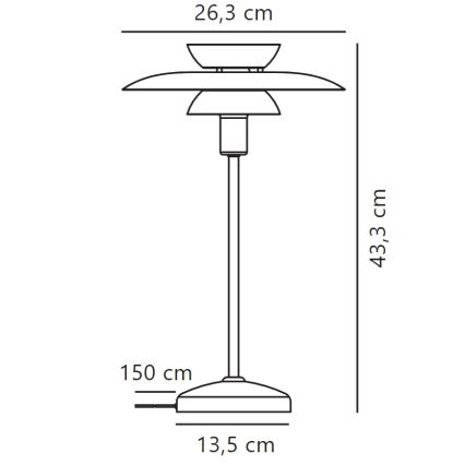 Nordlux - Tischleuchte CARMEN 1xE14/25W/230V schwarz