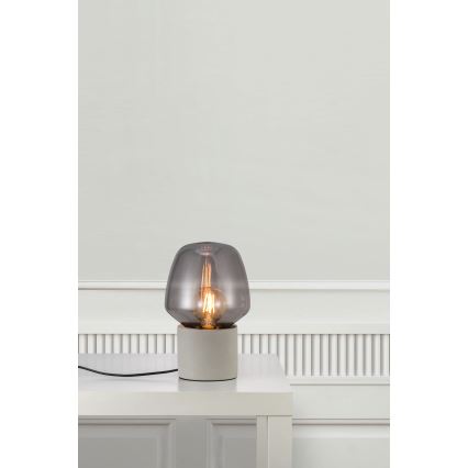 Nordlux - Tischleuchte CHRISTINA 1xE27/25W/230V Beton/schwarz
