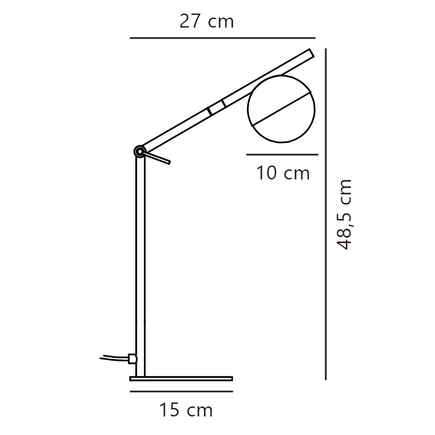 Nordlux - Tischleuchte CONTINA 1xG9/5W/230V Messing