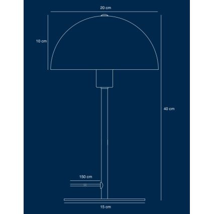 Nordlux - Tischleuchte ELLEN 1xE14/40W/230V golden/schwarz