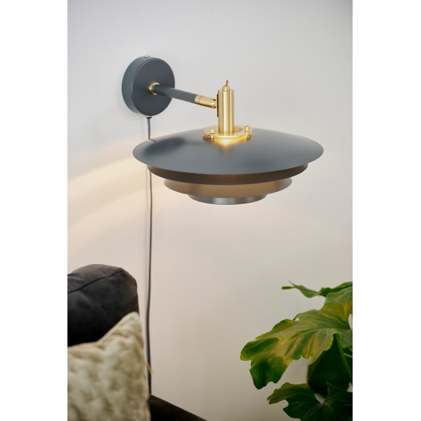Nordlux - Wandleuchte BRETAGNE 1xG9/25W/230V anthrazit