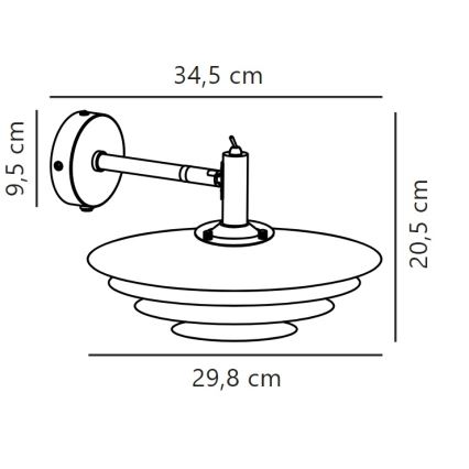 Nordlux - Wandleuchte BRETAGNE 1xG9/25W/230V weiß