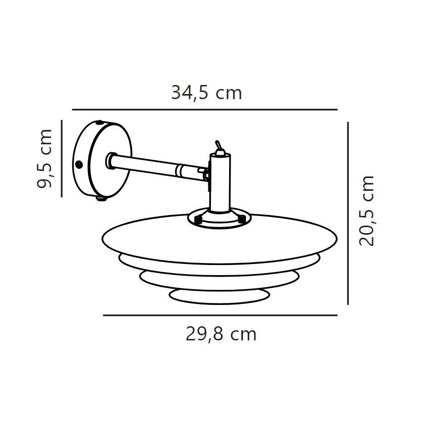 Nordlux - Wandleuchte BRETAGNE 1xG9/25W/230V weiß