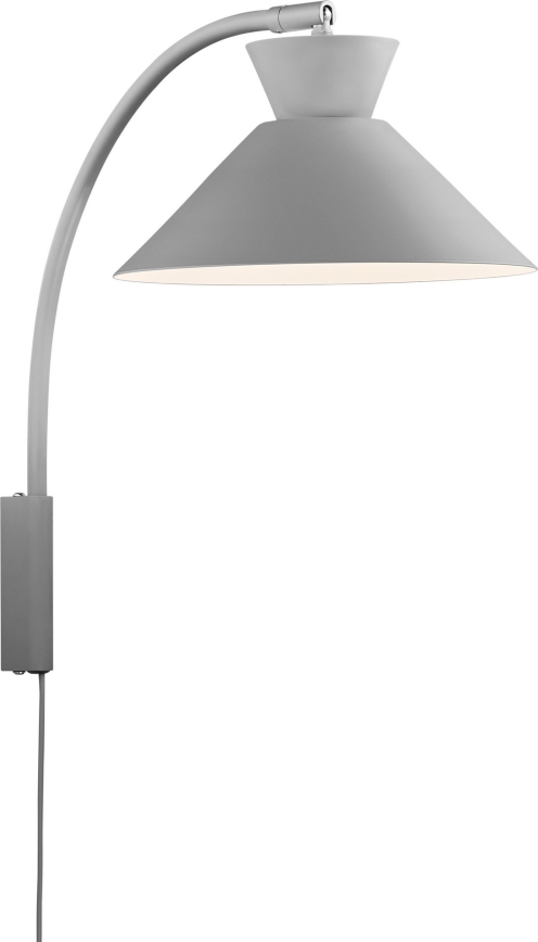Nordlux - Wandleuchte DIAL 1xE27/40W/230V grau