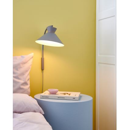 Nordlux - Wandleuchte DIAL 1xE27/40W/230V grau