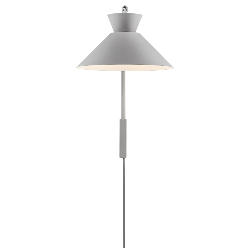 Nordlux - Wandleuchte DIAL 1xE27/40W/230V grau