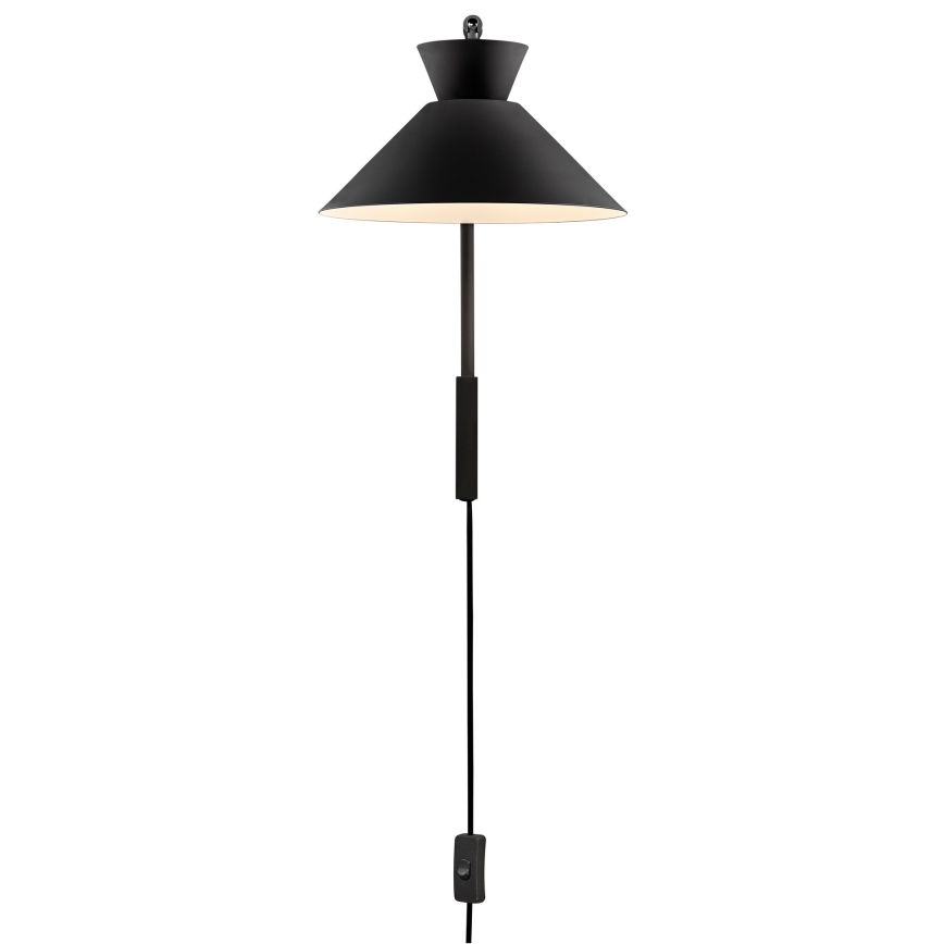 Nordlux - Wandleuchte DIAL 1xE27/40W/230V schwarz