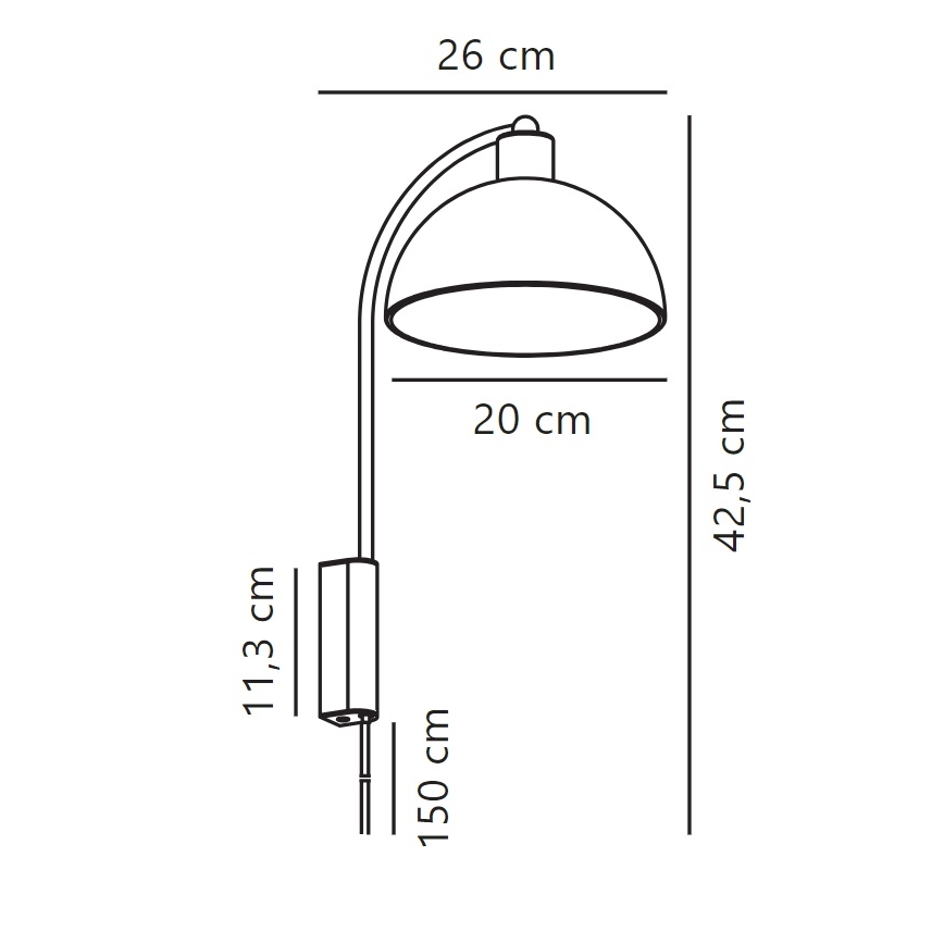 Nordlux - Wandleuchte ELLEN 1xE14/40W/230V glänzendes Chrom
