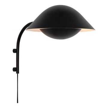 Nordlux - Wandleuchte FREYA 1xE14/40W/230V schwarz