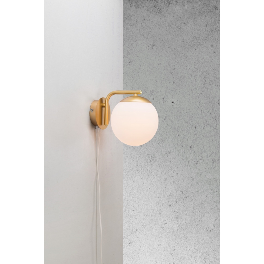 Nordlux - Wandleuchte GRANT 1xE14/40W/230V golden