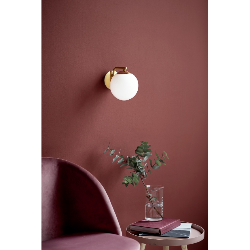 Nordlux - Wandleuchte GRANT 1xE14/40W/230V golden