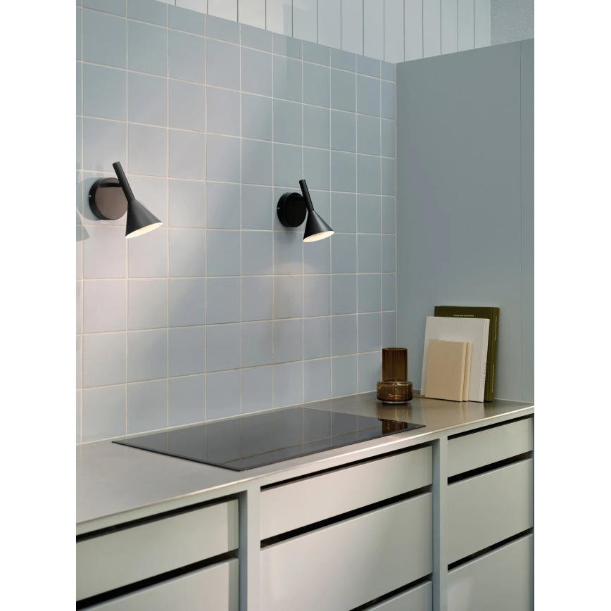 Nordlux - Wandleuchte KELVIS 1xGU10/12W/230V schwarz