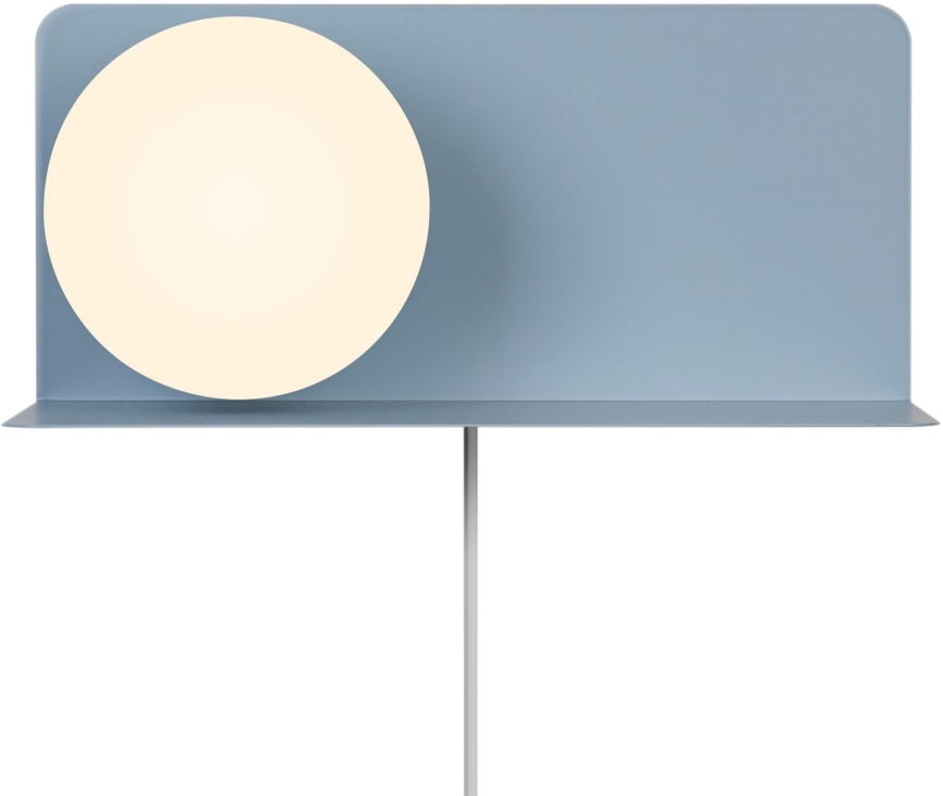 Nordlux - Wandleuchte mit Ablage LILIBETH 1xE14/25W/230V blau