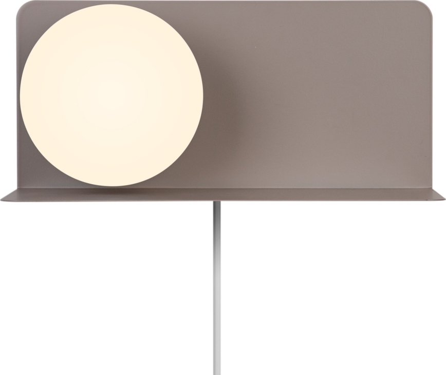 Nordlux - Wandleuchte mit Ablage LILIBETH 1xE14/25W/230V braun