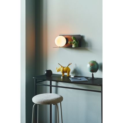 Nordlux - Wandleuchte mit Ablage LILIBETH 1xE14/25W/230V schwarz