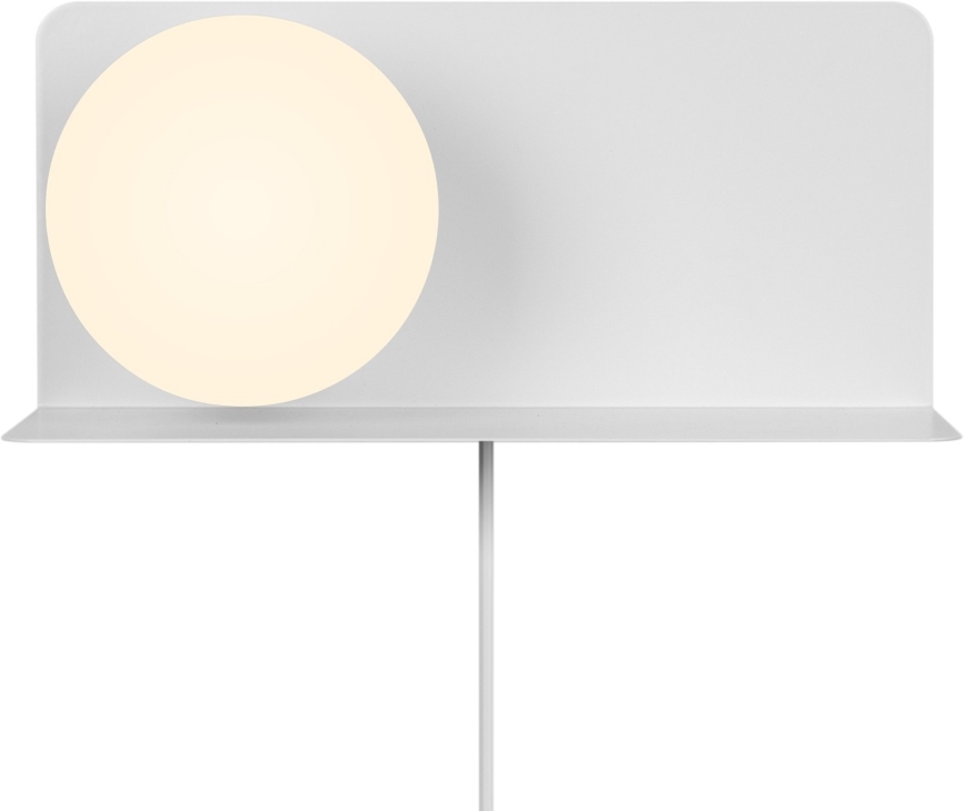 Nordlux - Wandleuchte mit Ablage LILIBETH 1xE14/25W/230V weiß