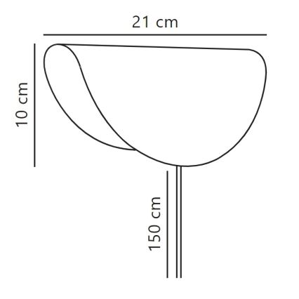 Nordlux - Wandleuchte MODEL 1xE14/25W/230V grün