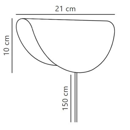 Nordlux - Wandleuchte MODEL 1xE14/25W/230V weiß