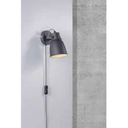 Nordlux - Wandstrahler ADRIAN 1xE27/25W/230V anthrazit