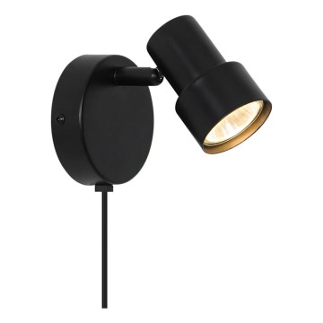 Nordlux - Wandstrahler BOSTON 1xGU10/5W/230V schwarz