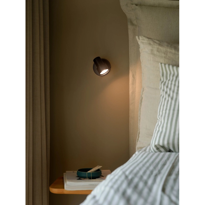 Nordlux - Wandstrahler BOSTON 1xGU10/5W/230V schwarz