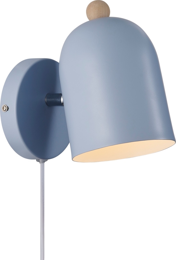 Nordlux - Wandstrahler GASTON 1xE27/15W/230V blau