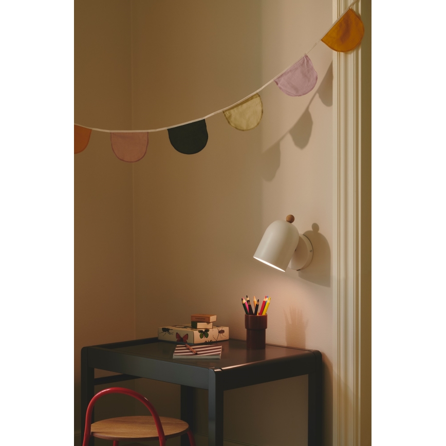 Nordlux - Wandstrahler GASTON 1xE27/15W/230V weiß