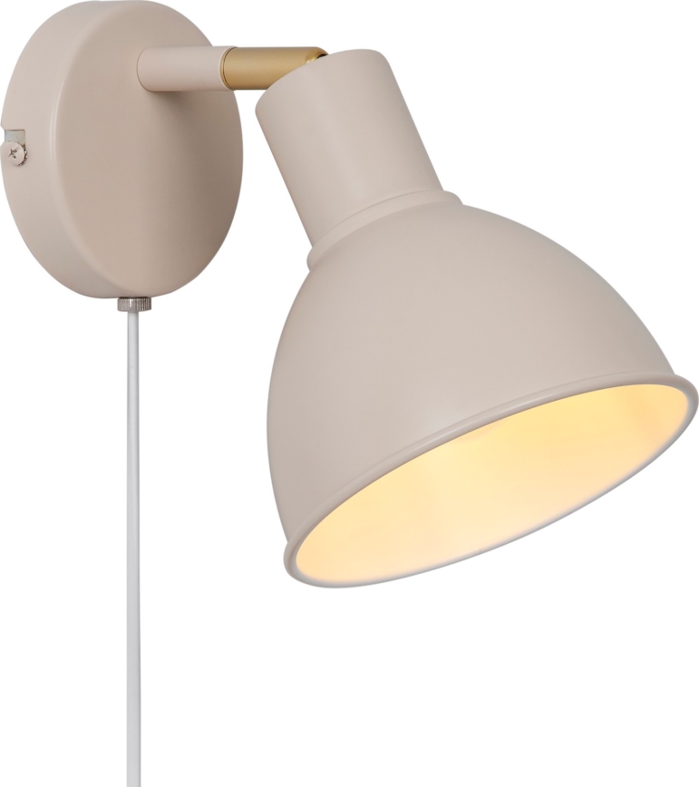 Nordlux - Wandstrahler POP 1xE27/18W/230V beige
