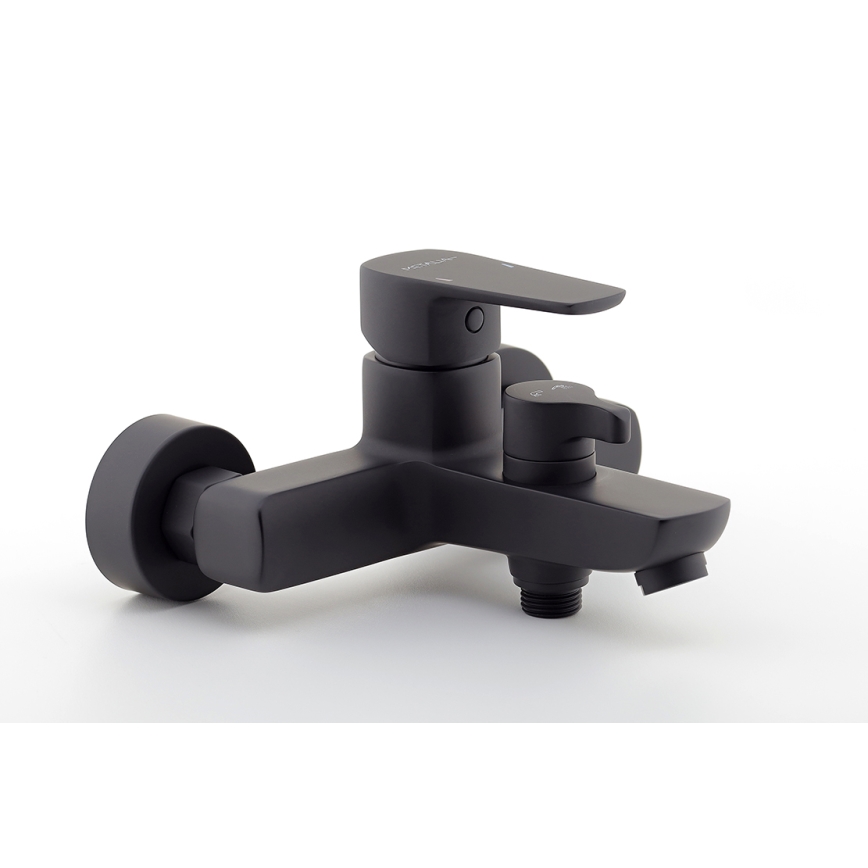 Novaservis - Badewannenarmatur METALIA matt schwarz