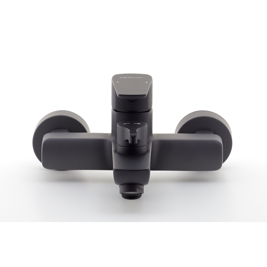 Novaservis - Badewannenarmatur METALIA matt schwarz