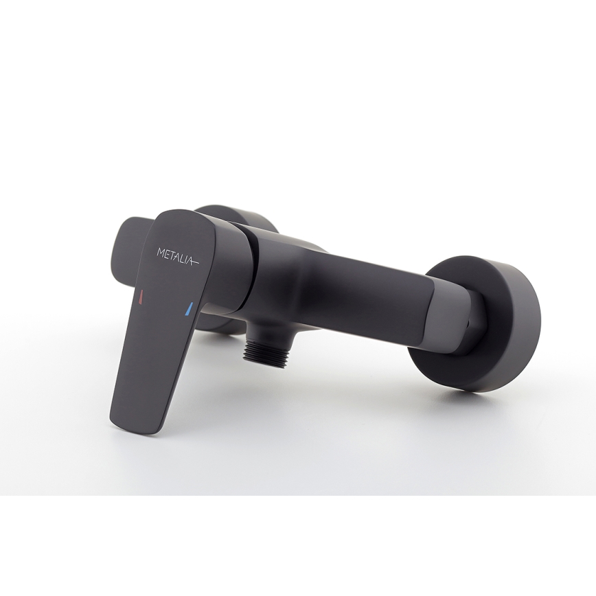 Novaservis - Duscharmatur METALIA matt schwarz