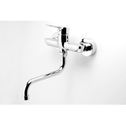 Novaservis - Spülbecken/Waschbeckenarmatur METALIA glänzendes Chrom