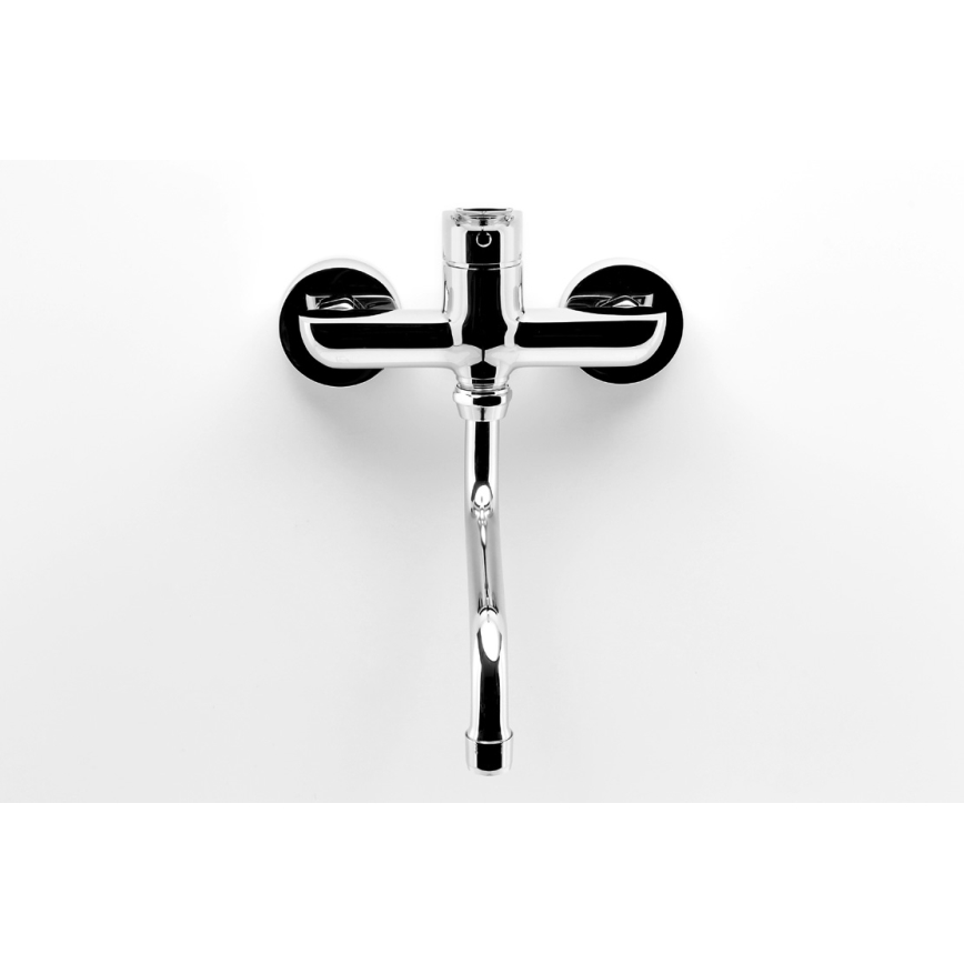 Novaservis - Spülbecken/Waschbeckenarmatur METALIA glänzendes Chrom