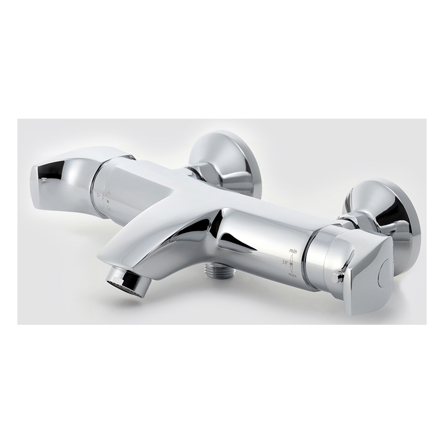 Novaservis - Thermostatische Badewannenarmatur METALIA glänzender Chrom