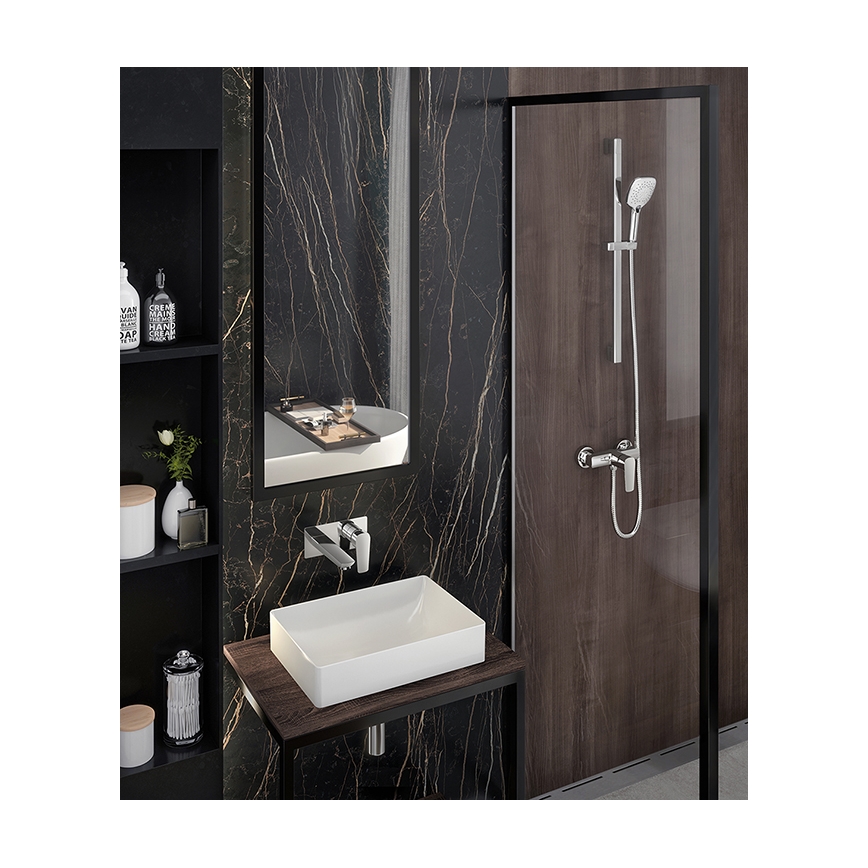 Novaservis - Waschbeckenarmatur für Unterputzmontage METALIA ECO glänzendes Chrom