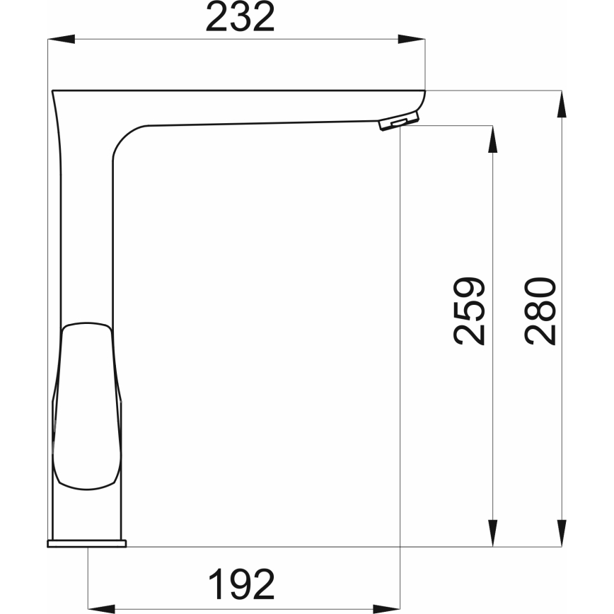 Novaservis - Wasserhahn (Armatur) METALIA matt schwarz