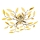 NOWA 63180445 - Aufbauleuchte NOTTINGHAM 4xE14/40W/230V golden