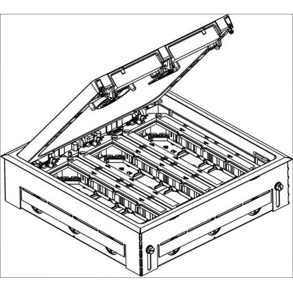 OBO 7427479 – Bodenbox GES9 7011 MT