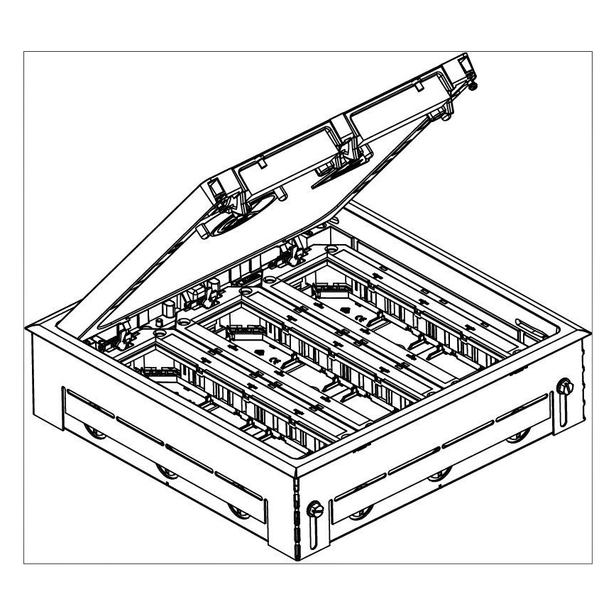 OBO 7427479 – Bodenbox GES9 7011 MT