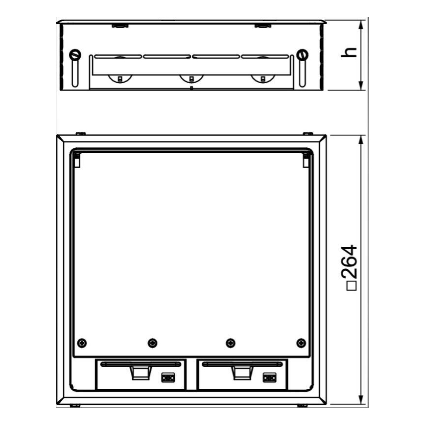 OBO 7427479 – Bodenbox GES9 7011 MT