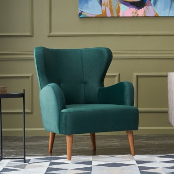 Ohrensessel NEKO, grün