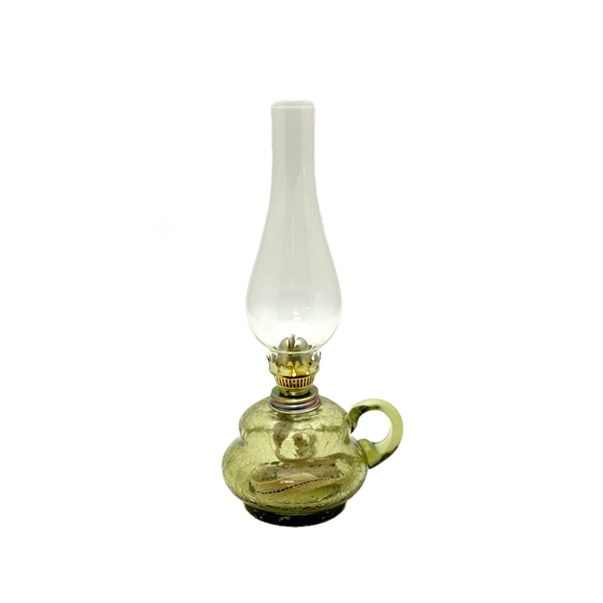 Öllampe ANNA 33 cm grün