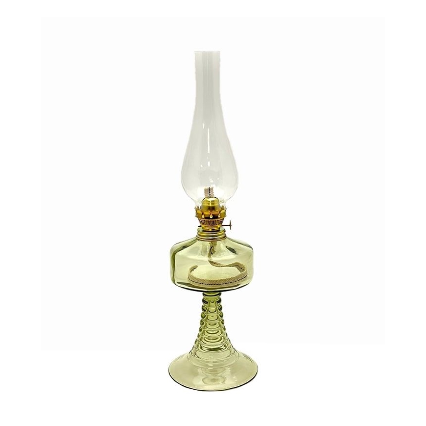 Öllampe PETRA 42 cm waldgrün